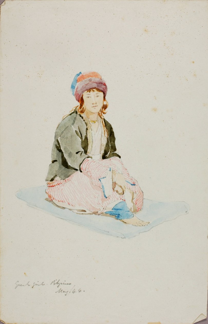 Ragazza greca (Pilgrim) da Miner Kilbourne Kellogg