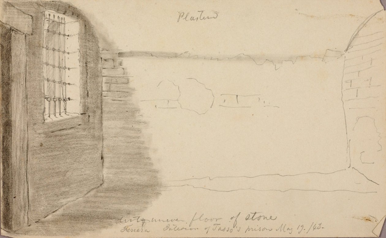 Interno del Carcere del Tasso, Ferrara da Miner Kilbourne Kellogg