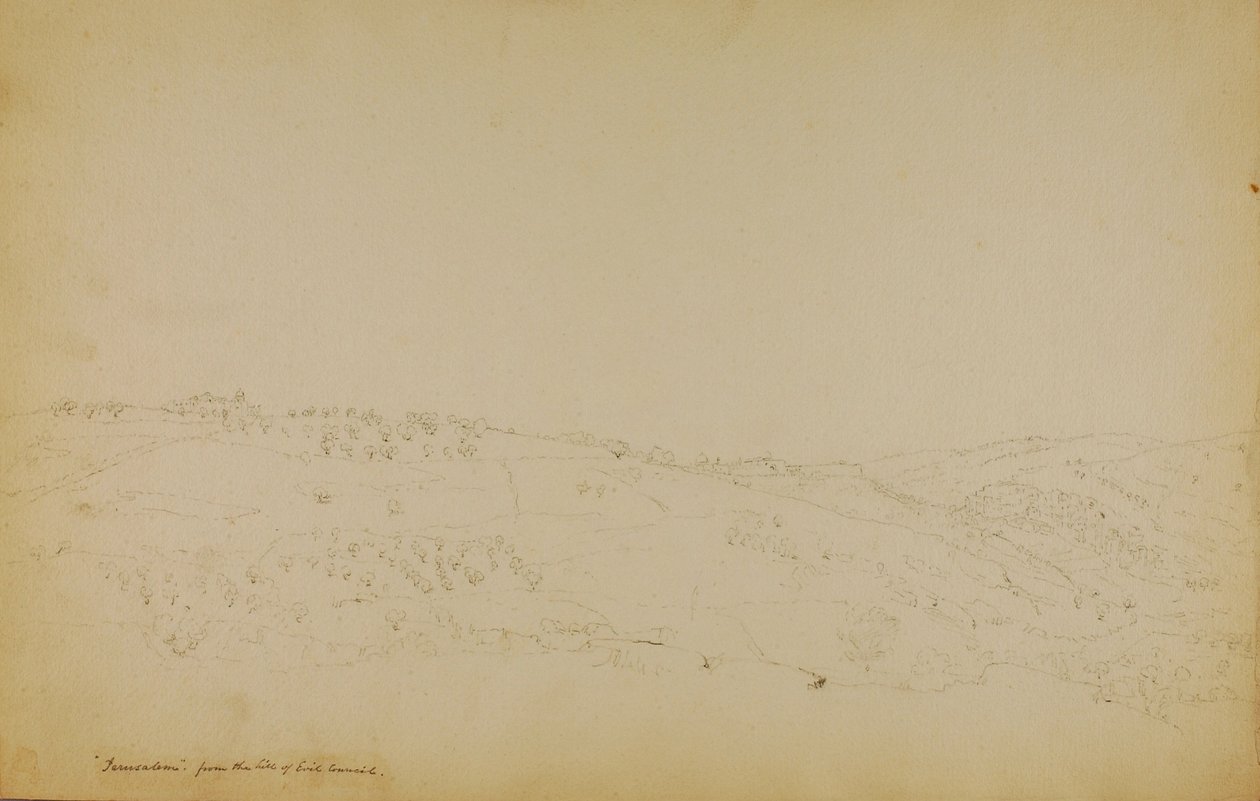 Gerusalemme dalla Collina del Male da Miner Kilbourne Kellogg