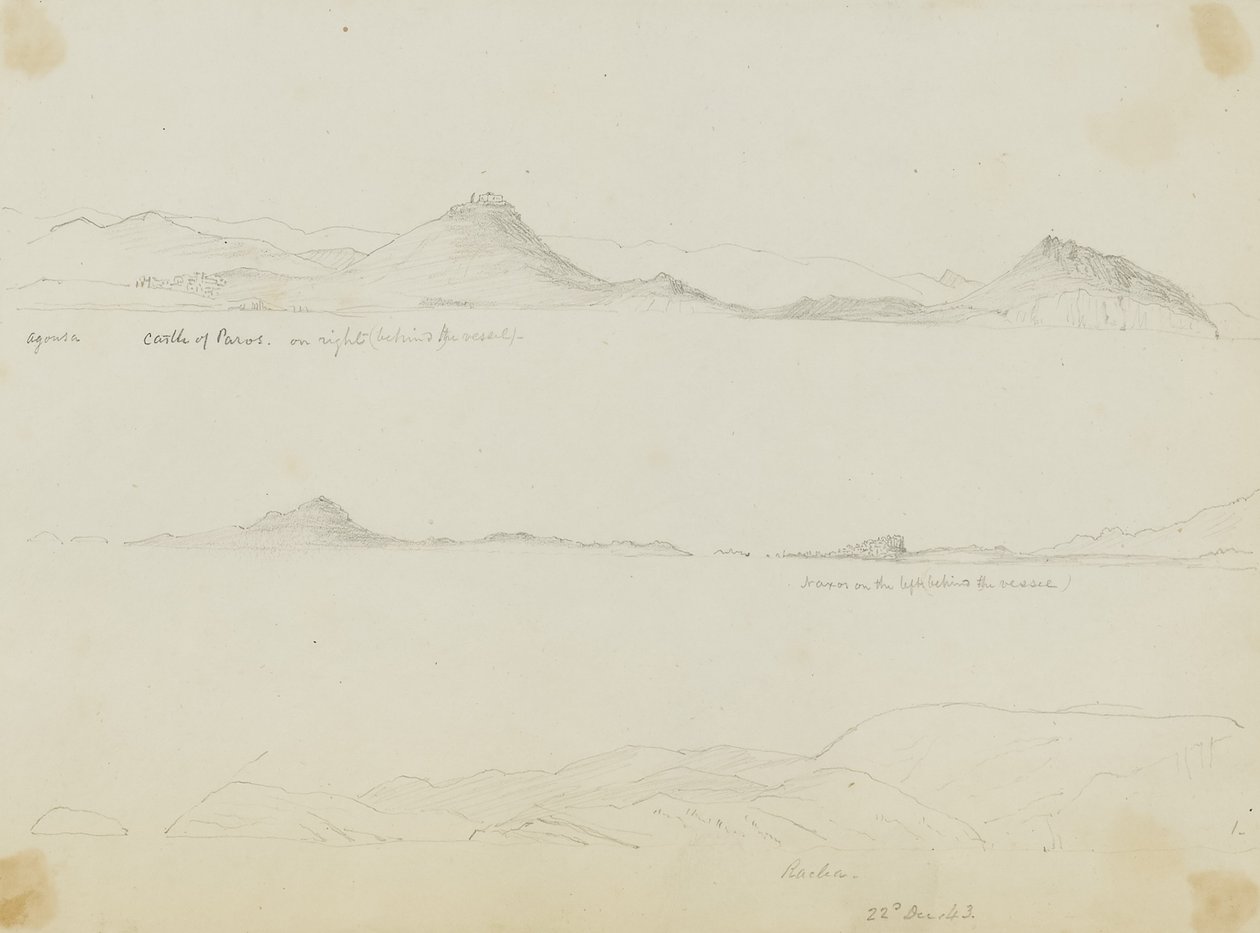 Naxos/Castello di Paros da Miner Kilbourne Kellogg