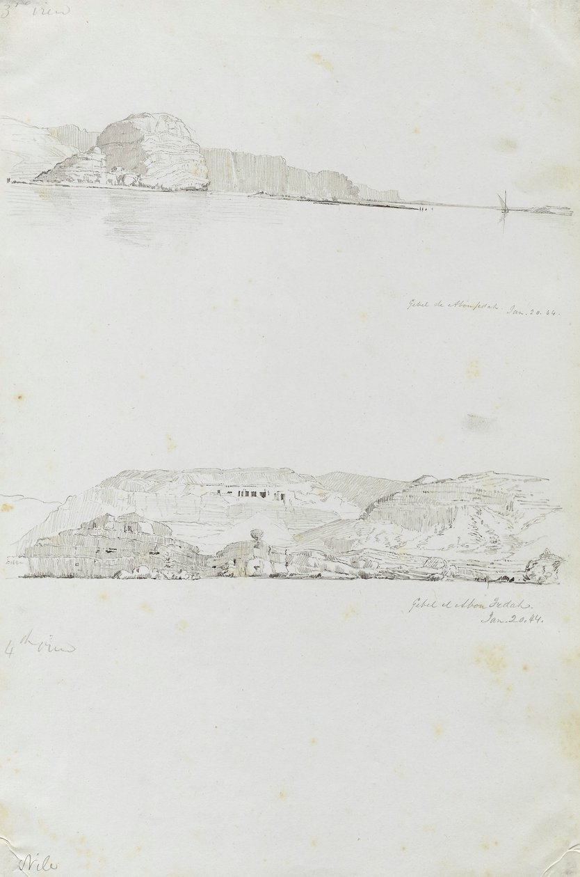 Nilo (3a e 4a vista, Gebel el Fedah) da Miner Kilbourne Kellogg
