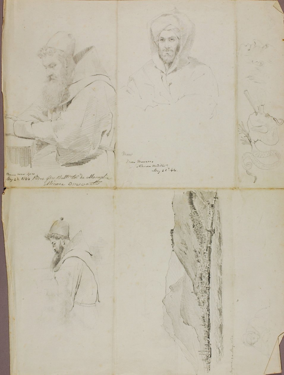 Studi - Paesaggio e ritratto da Miner Kilbourne Kellogg