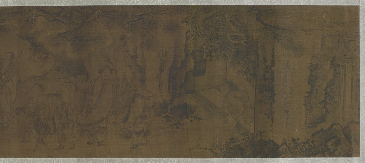 Immortali taoisti nelle montagne da Ming Dynasty Chinese School