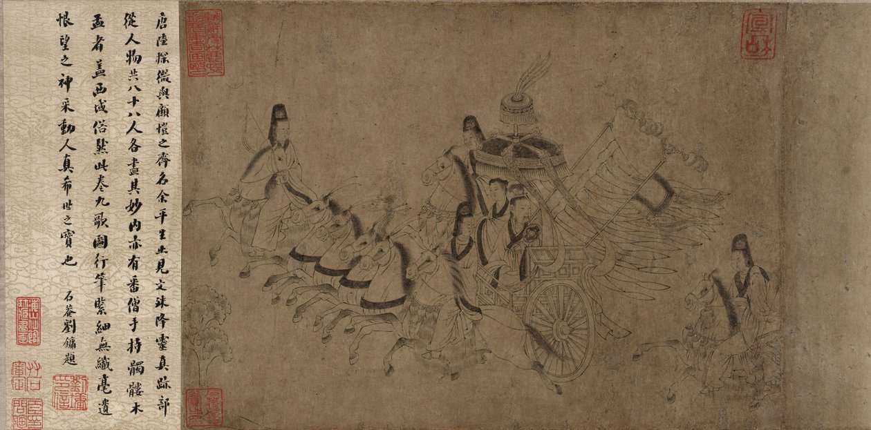 Ninfa del fiume Luo da Ming Dynasty Chinese School