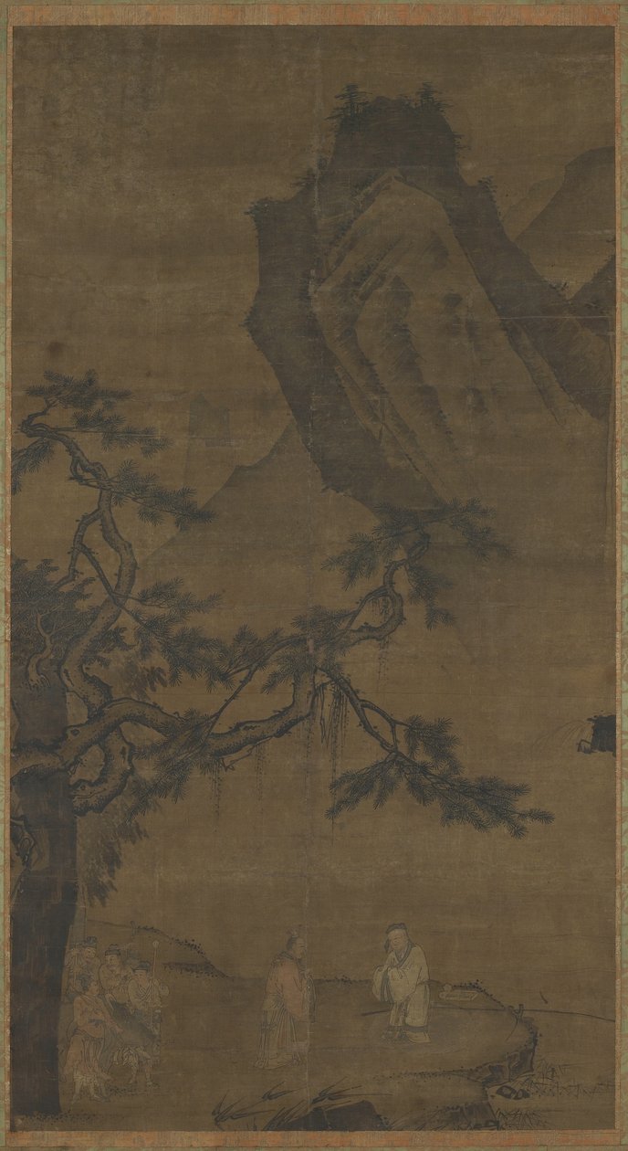 Invocare il saggio al fiume Wei da Ming Dynasty Chinese School