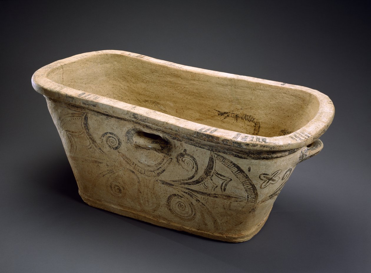 Larnax (Vasca da bagno e bara) o "cassa delle ceneri" da Minoan