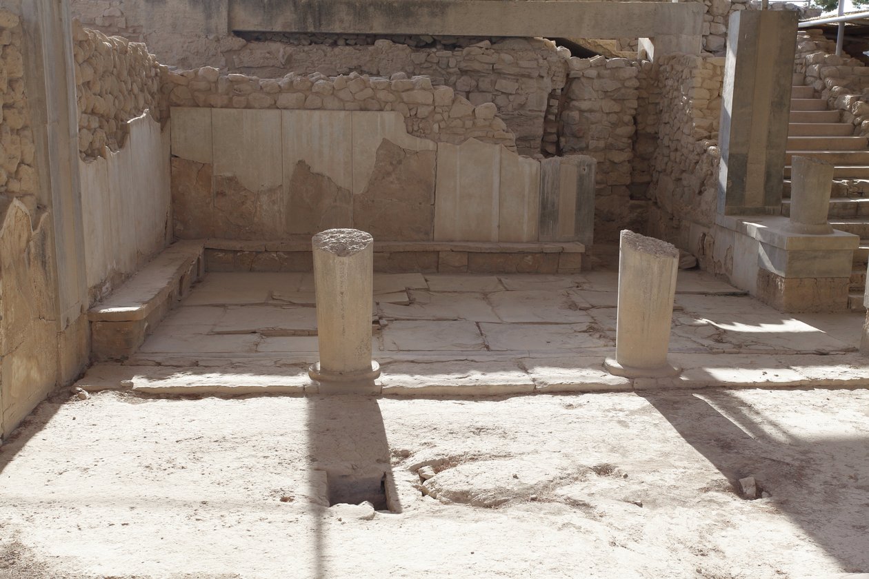 Sito archeologico minoico di Festo. Il megaron della regina (cioè gli appartamenti della regina). L