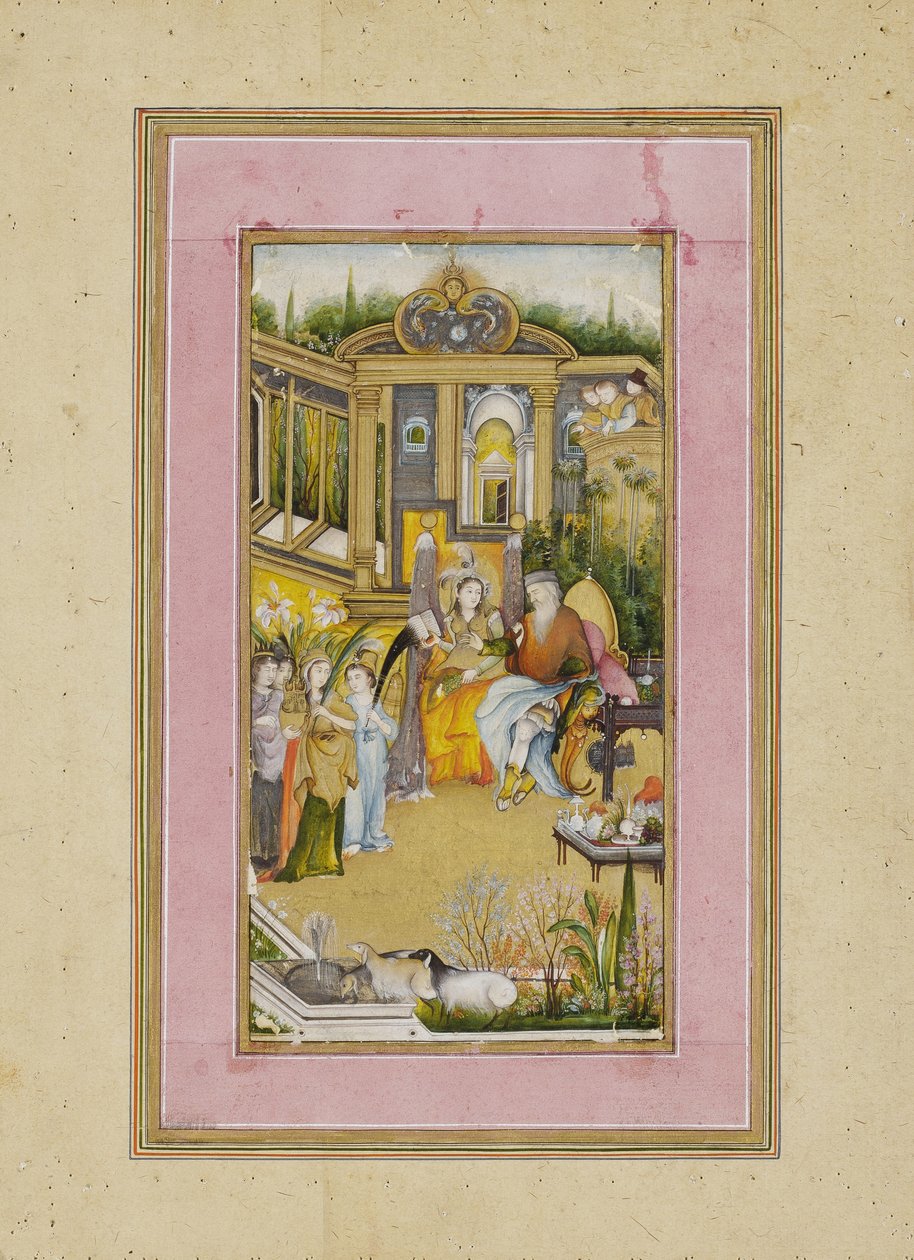 Salomone e la Regina di Saba, c.1760 da Mir Kalan Khan