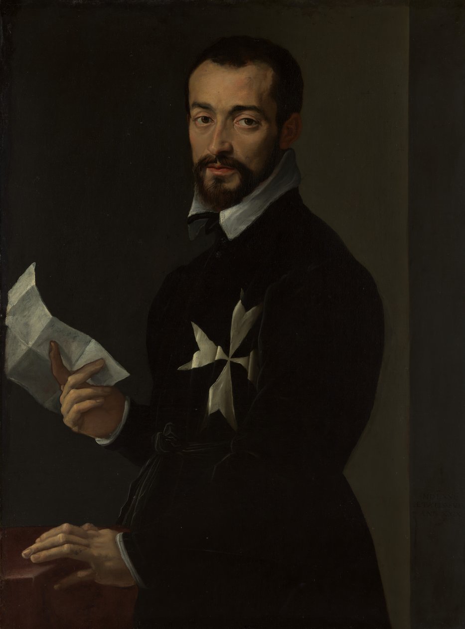 Ritratto di un cavaliere di Malta, probabilmente Fra Jacopo Salviati da Mirabello Cavalori
