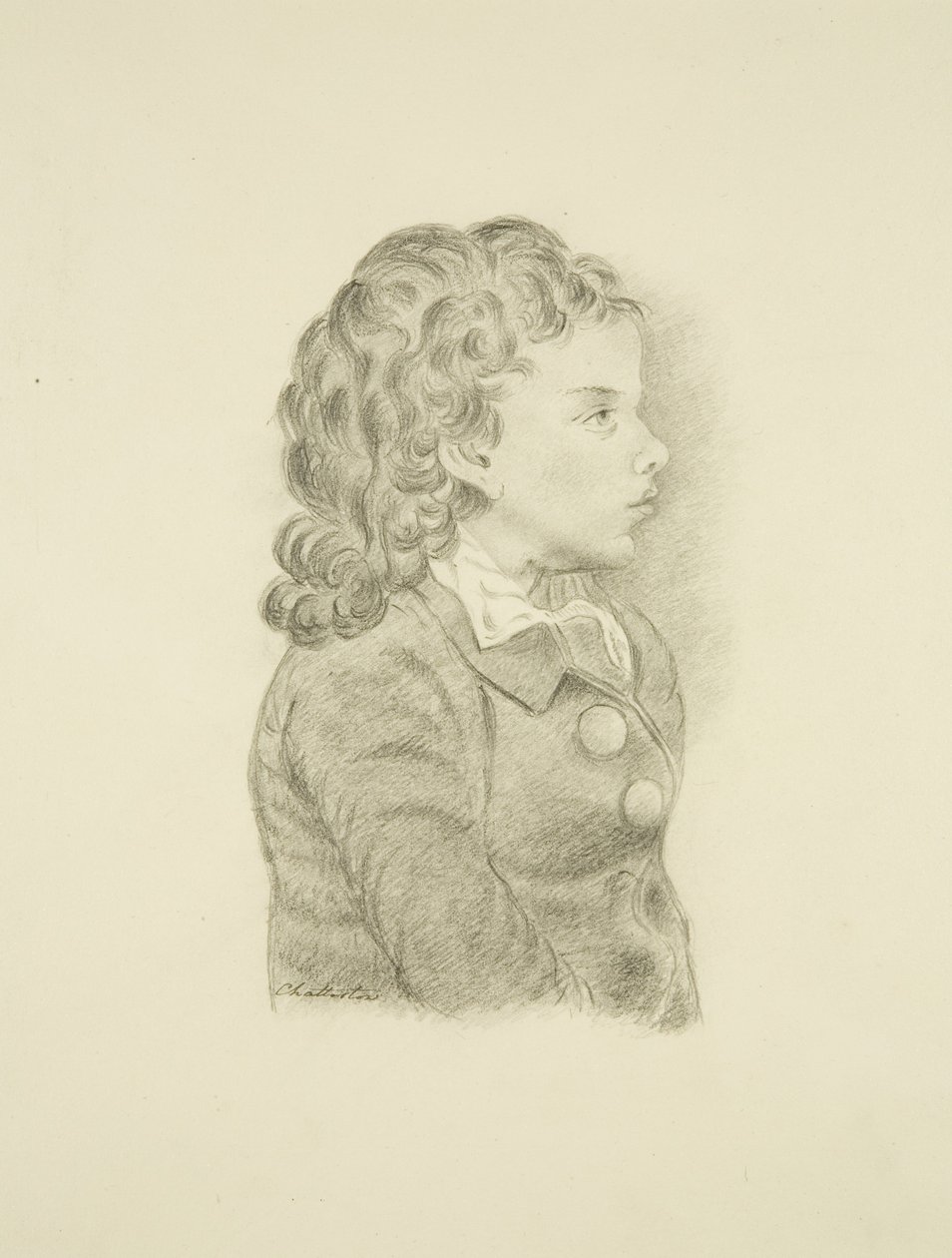Presunto ritratto di Chatterton da Miss Livett