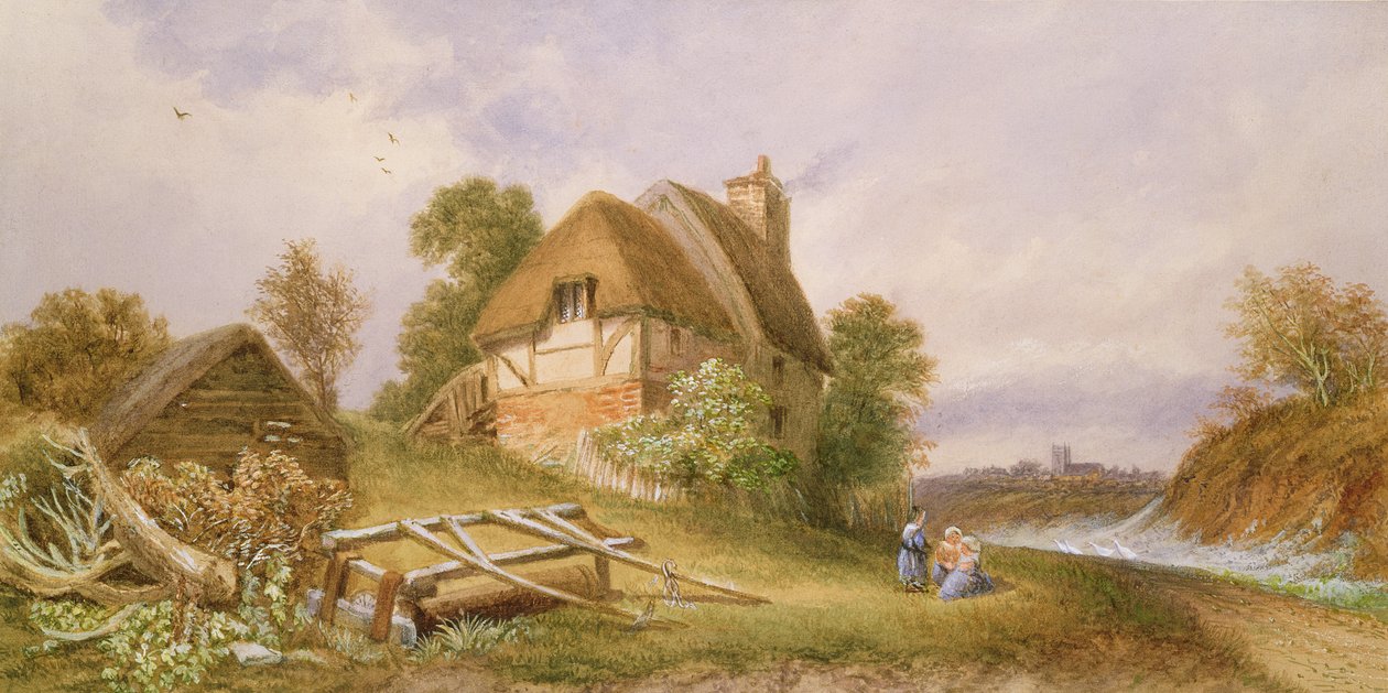 Vicino a Christchurch, Hampshire, 1874 da Miss Lorimer