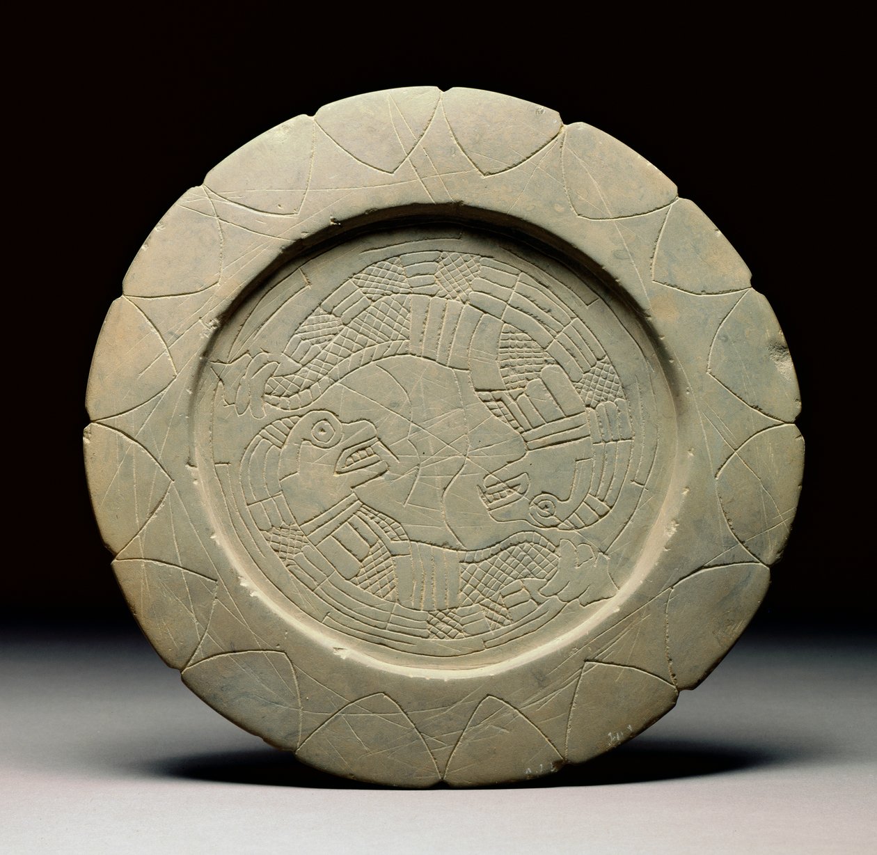Pietra della tavolozza, Moundville, 1200-1500 da Mississippian culture
