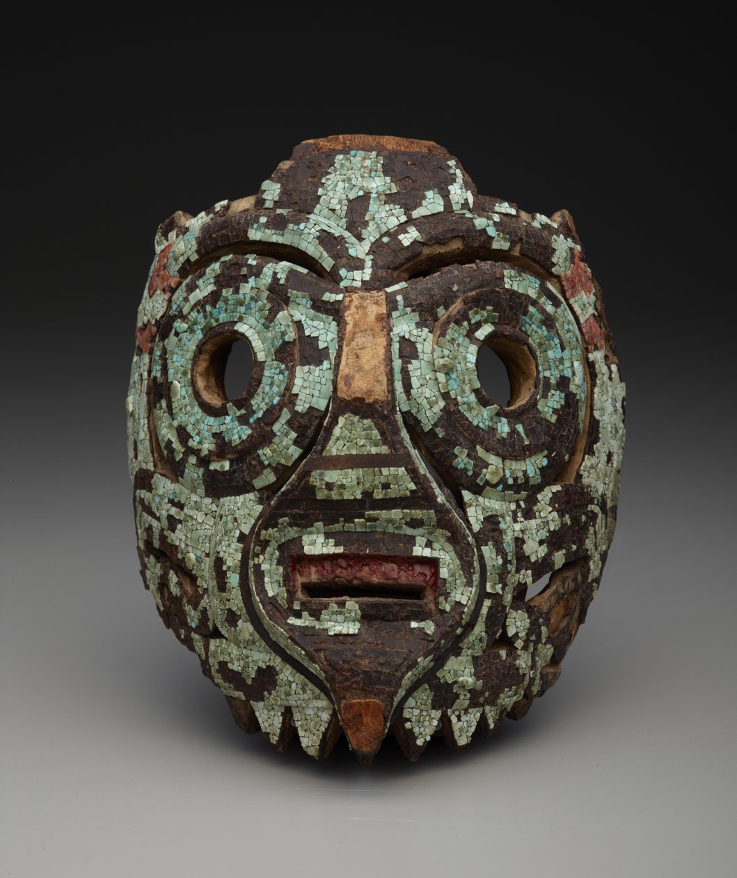 Maschera, possibilmente di Tlaloc, c.1350-1521 da Mixtec Mixtec