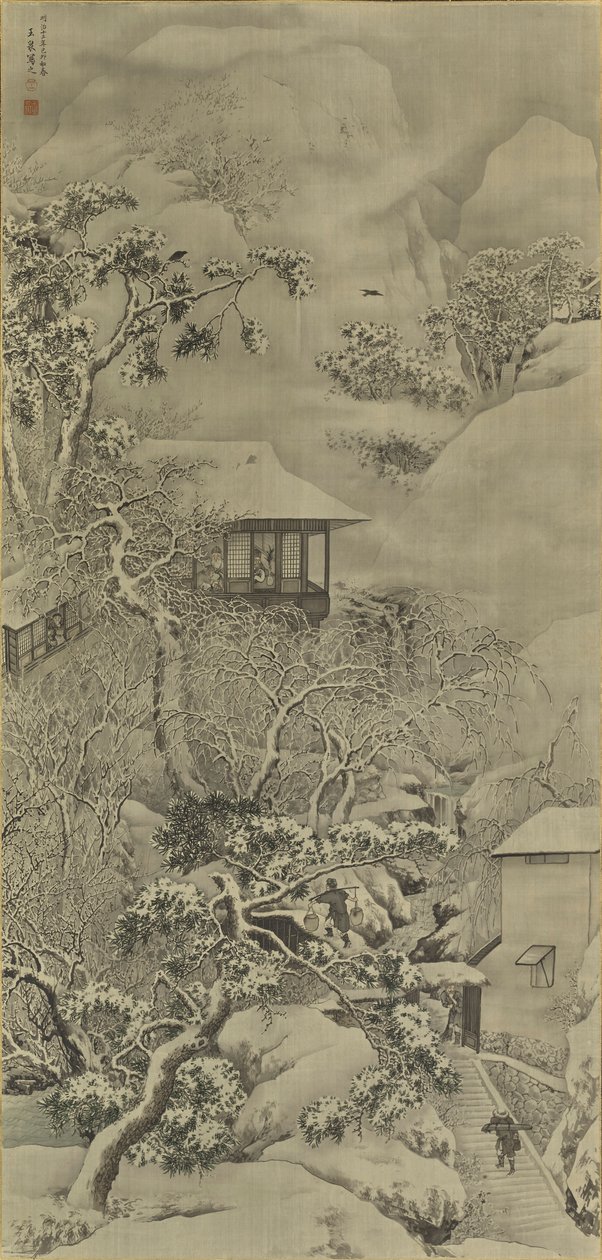 Paesaggio innevato da Mochizuki Gyokusen