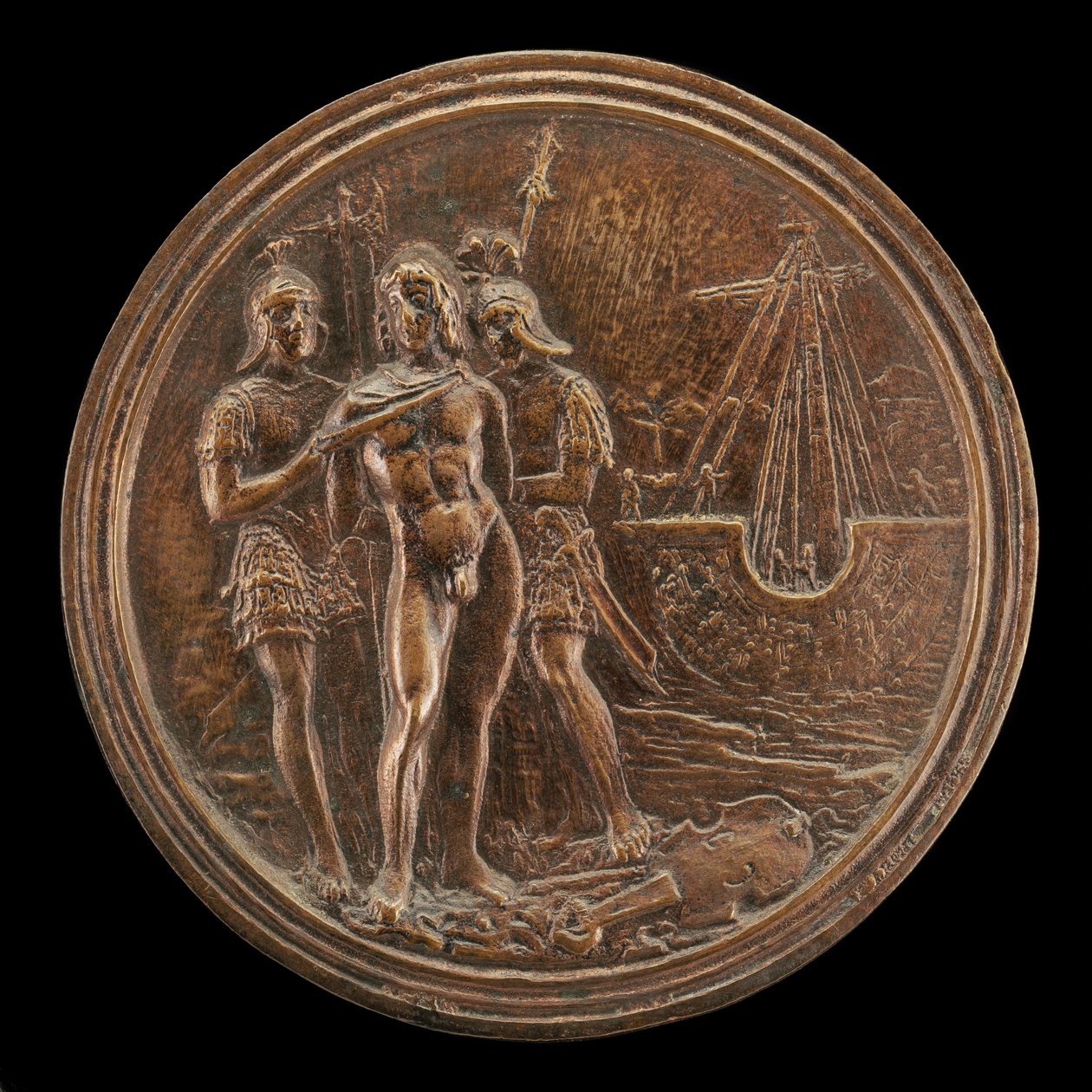 Arione catturato dai pirati, fine XV - inizio XVI secolo da Moderno