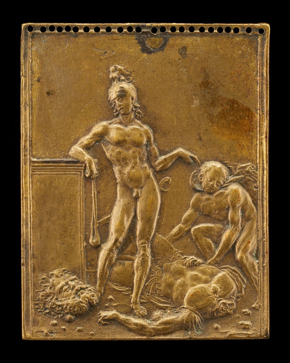 Davide trionfante su Golia, 1507 o prima da Moderno