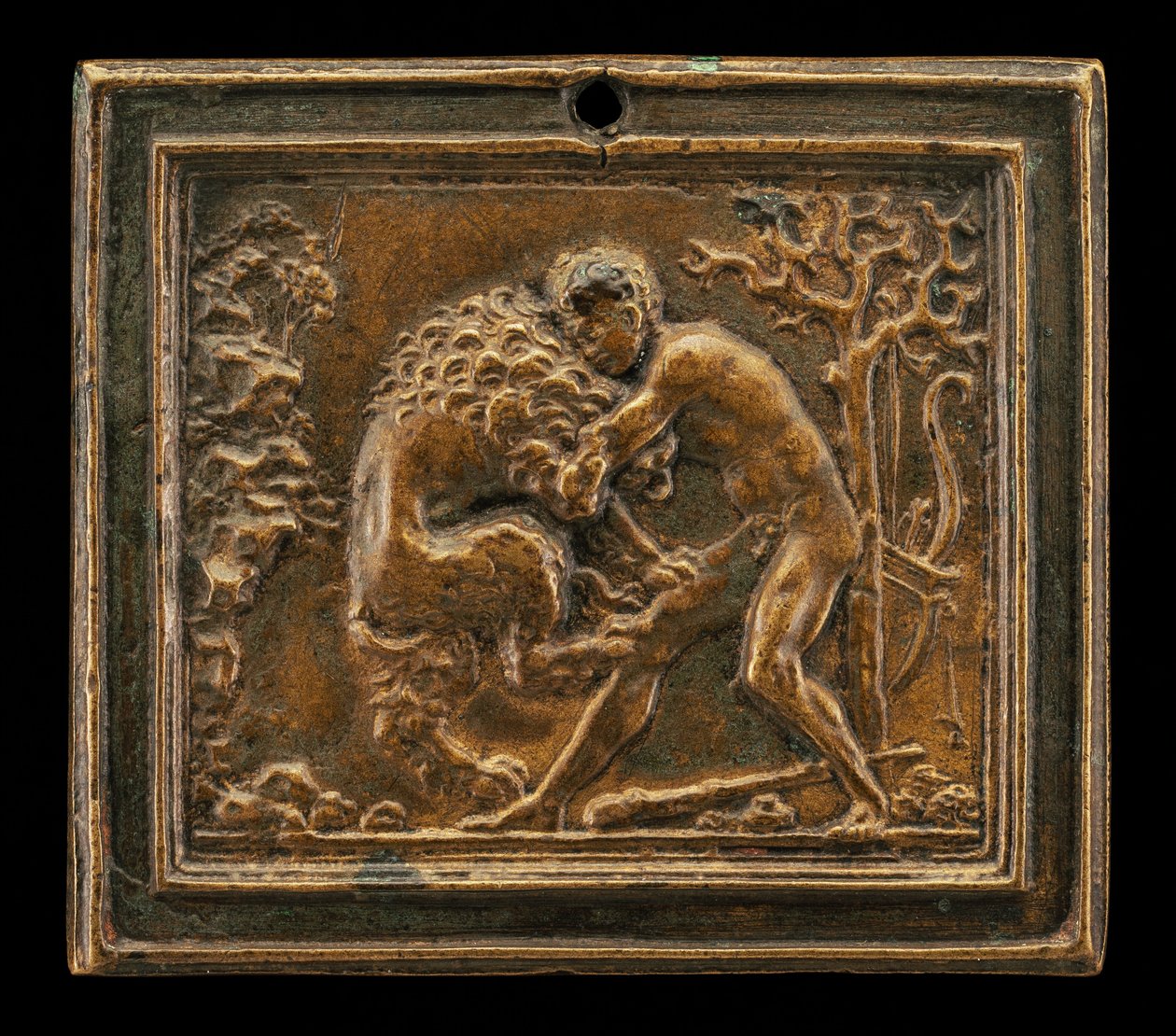 Ercole e il leone di Nemea da Moderno
