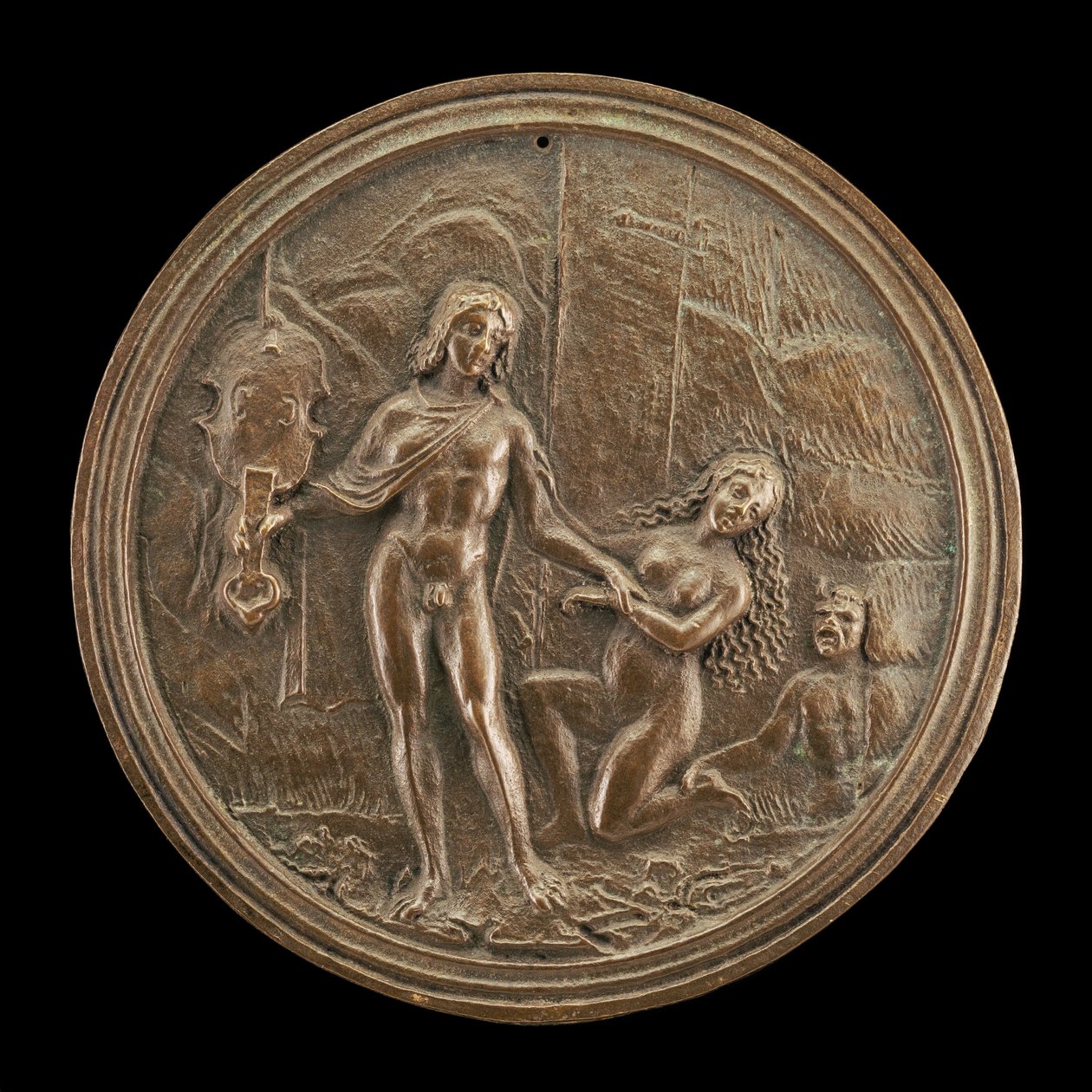Orfeo perde Euridice, fine XV - inizio XVI secolo da Moderno