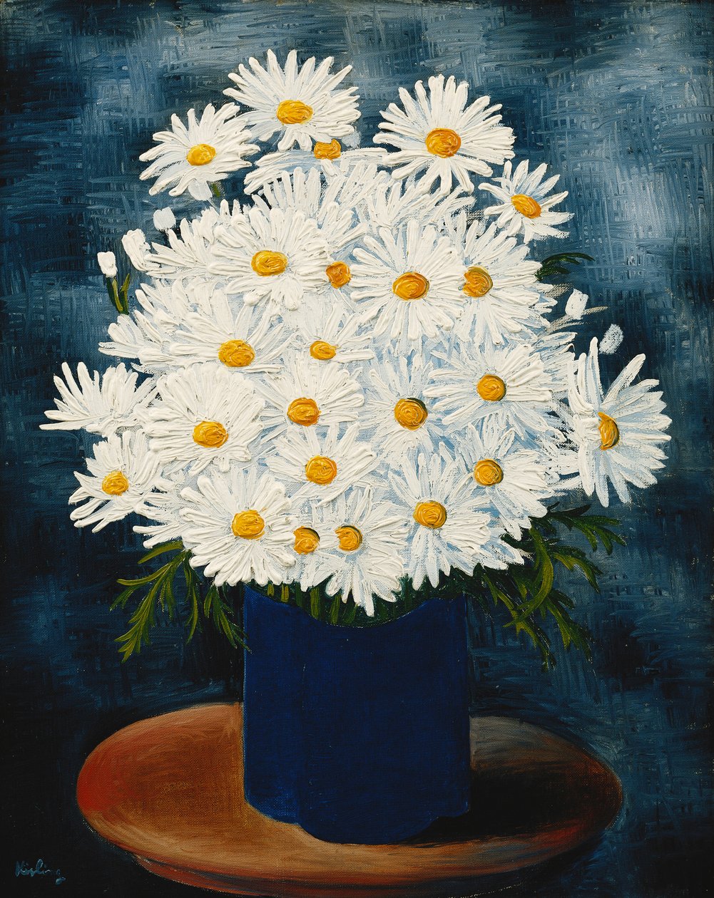 Bouquet di margherite; Bouquet de Marguerites da Moise Kisling