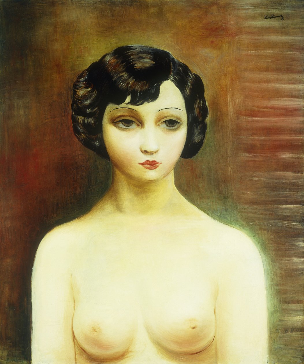Busto di giovane donna; Buste de Jeune Femme da Moise Kisling