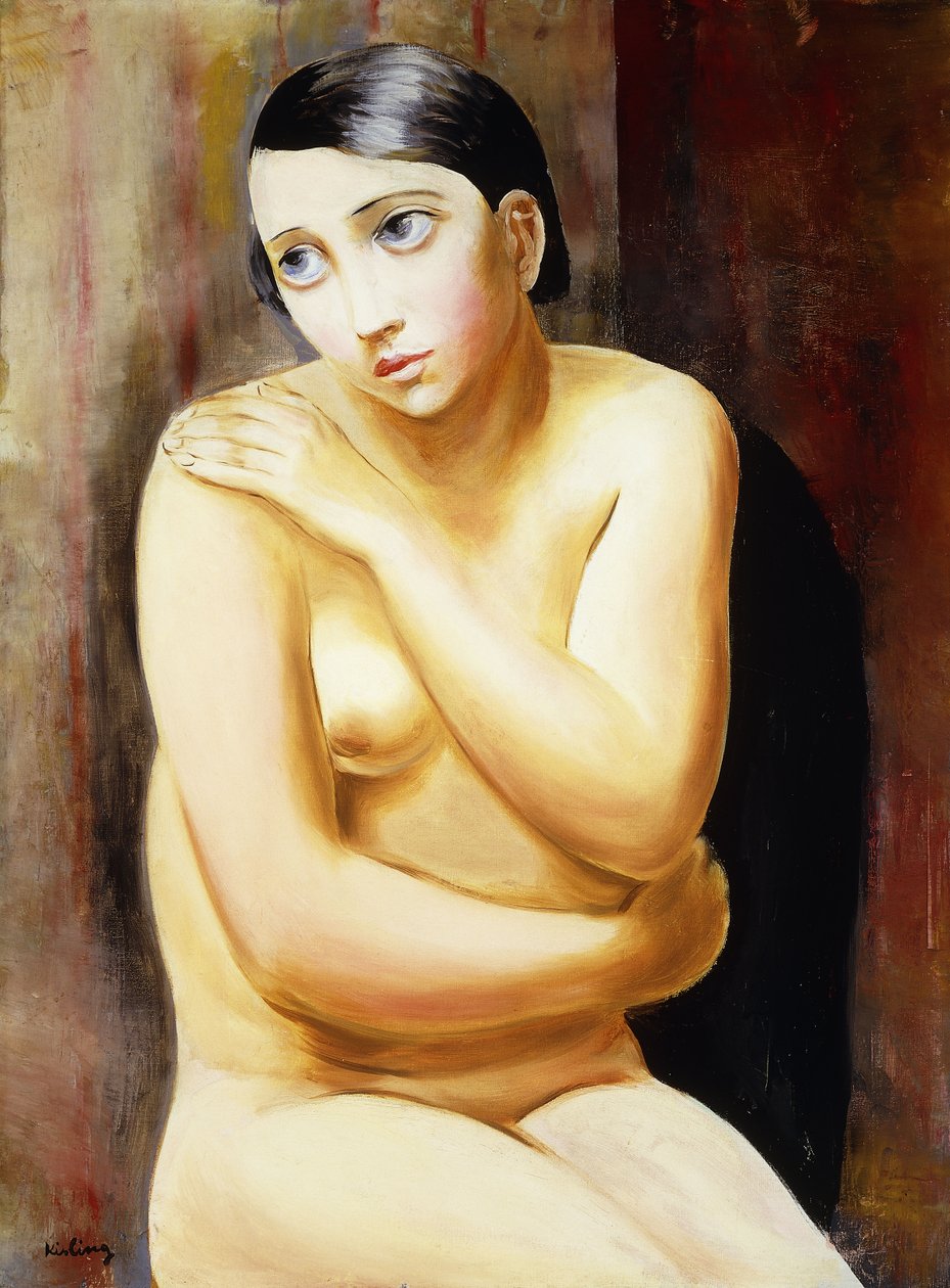 Donna nuda seduta; Femme Nue Assise da Moise Kisling
