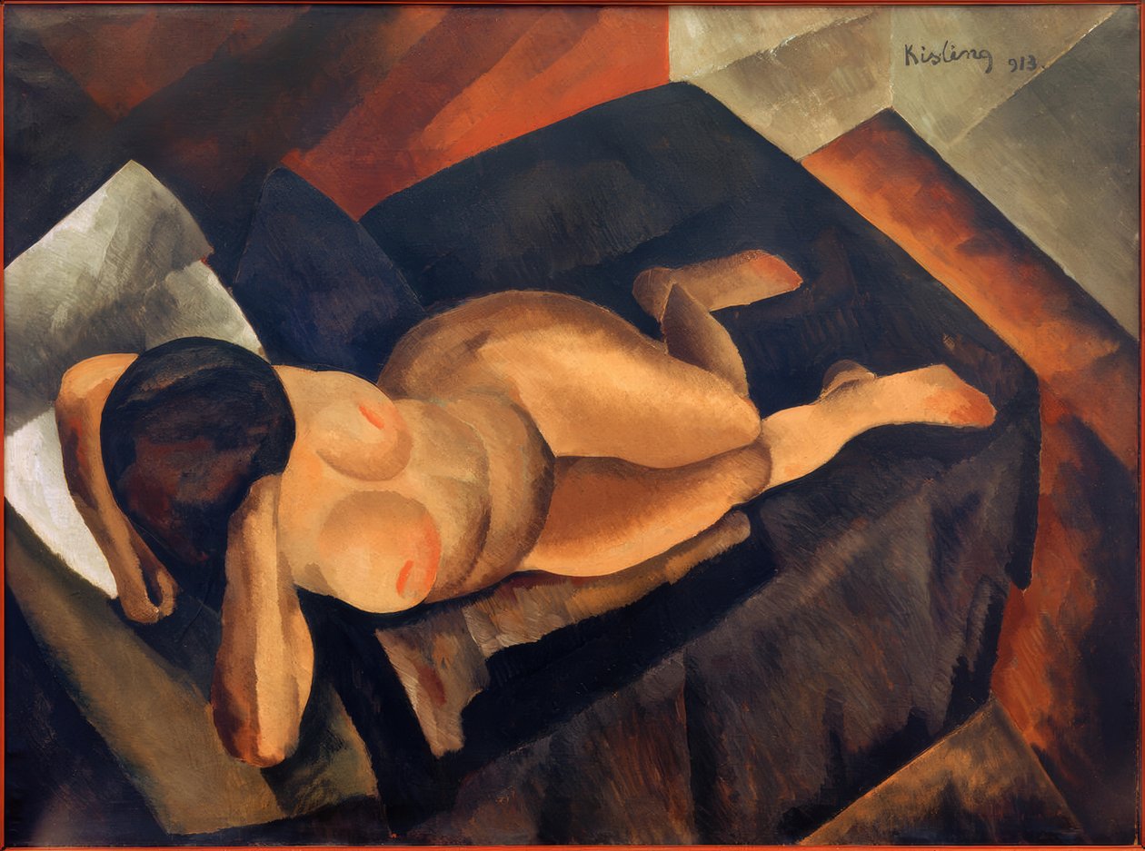 Nudo reclinato da Moise Kisling