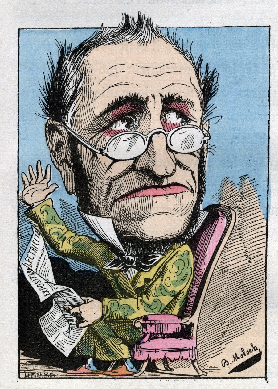 Allegoria di un curatore del XIX secolo in 