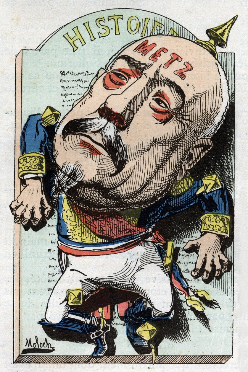 Ritratto a figura intera di François Achille Bazaine da Moloch