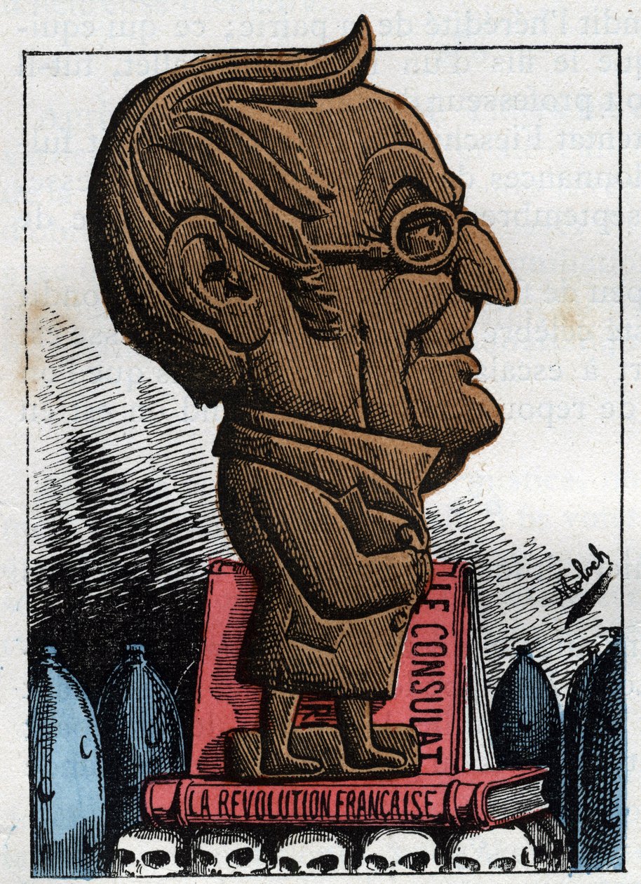 Ritratto di Adolphe Thiers (1797-1877), Presidente della Repubblica Francese da Moloch