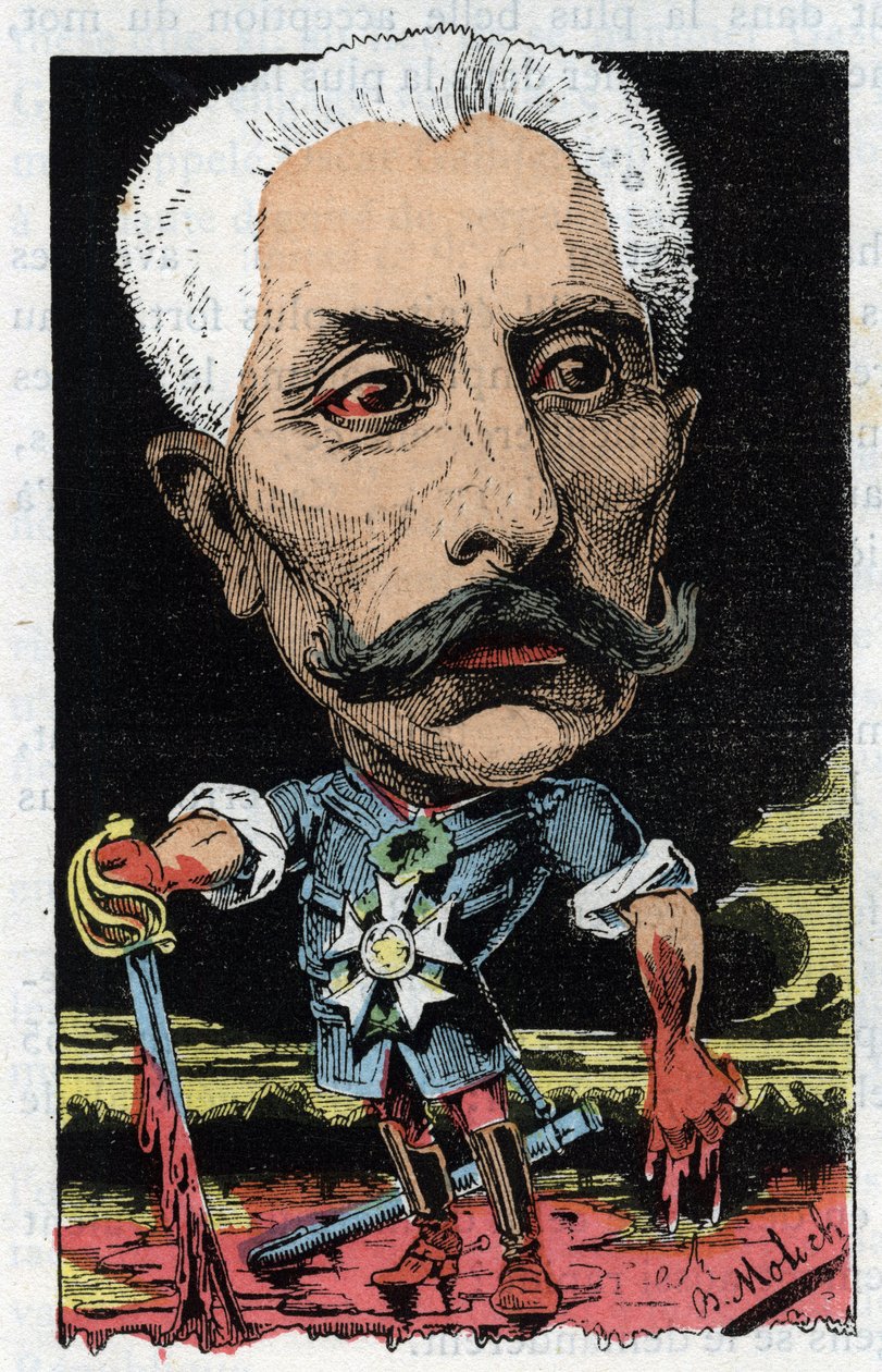 Ritratto di Gaston Alexandre Auguste De Galliffet, Generale Francese da Moloch