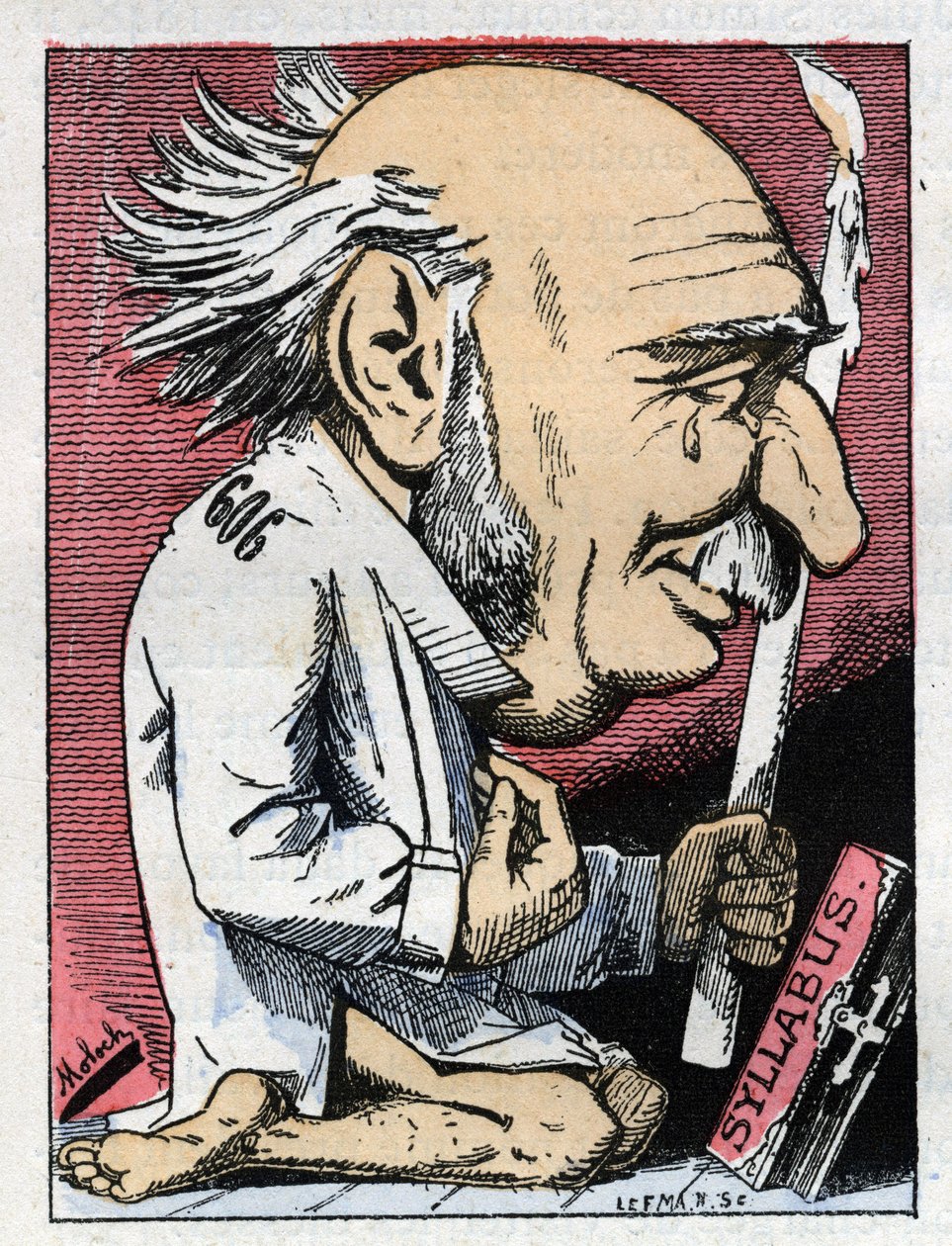 Ritratto di Jules Simon, politico francese da Moloch