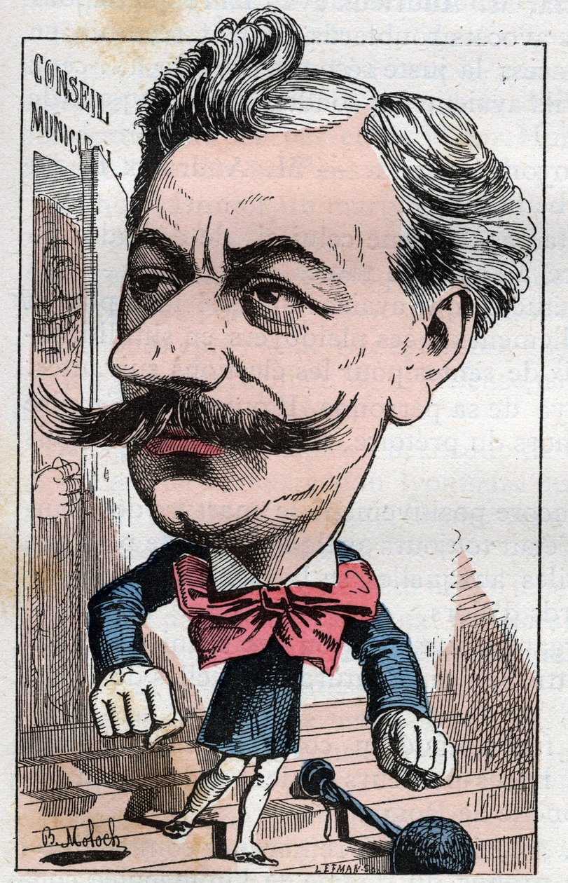 Ritratto di Louis Andrieux, avvocato e politico francese da Moloch