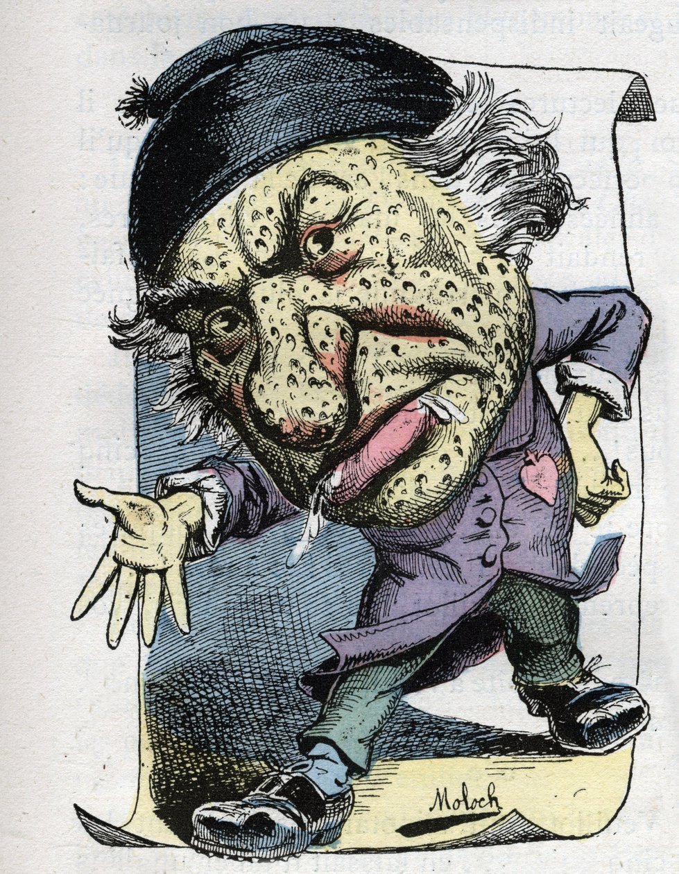 Ritratto di Louis Veuillot, giornalista e scrittore francese da Moloch