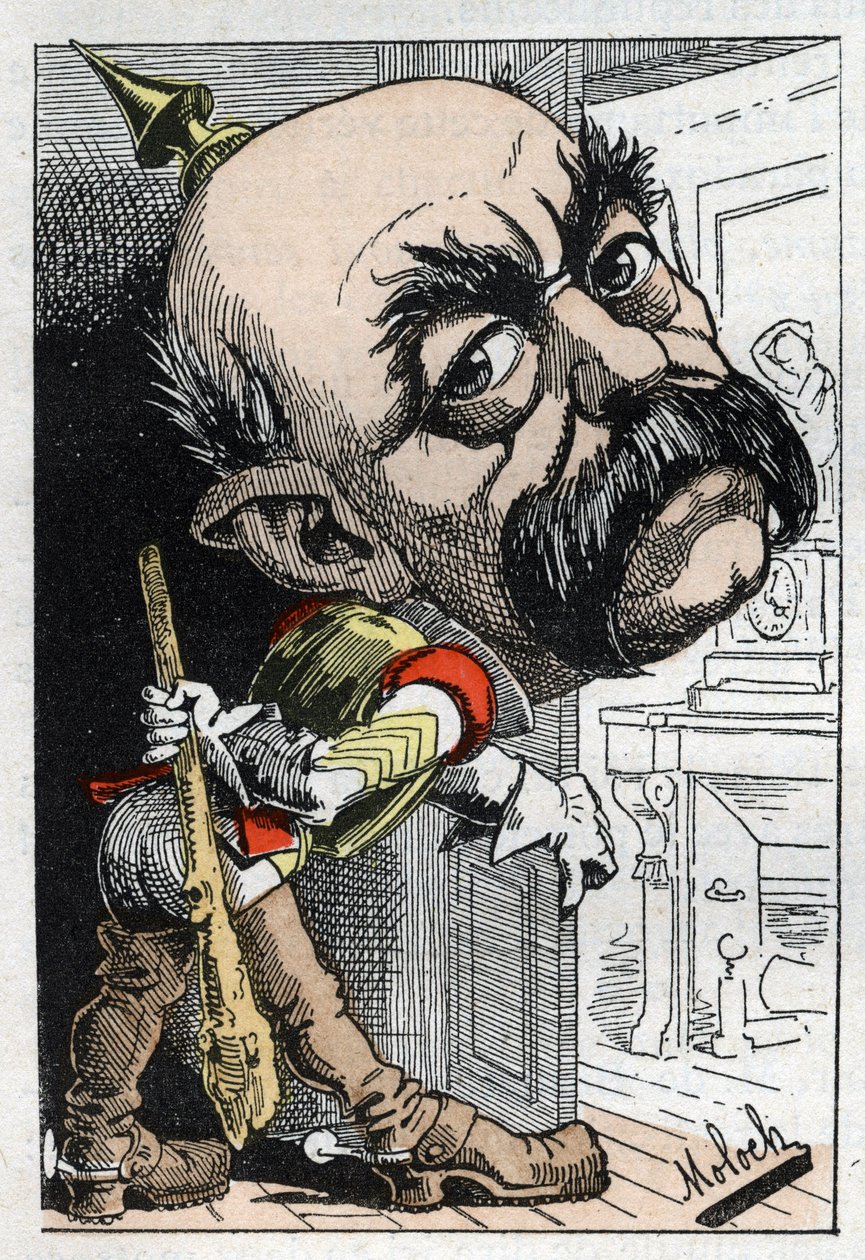 Ritratto di Otto Von Bismarck (1815-1898) Cancelliere di Prussia da Moloch