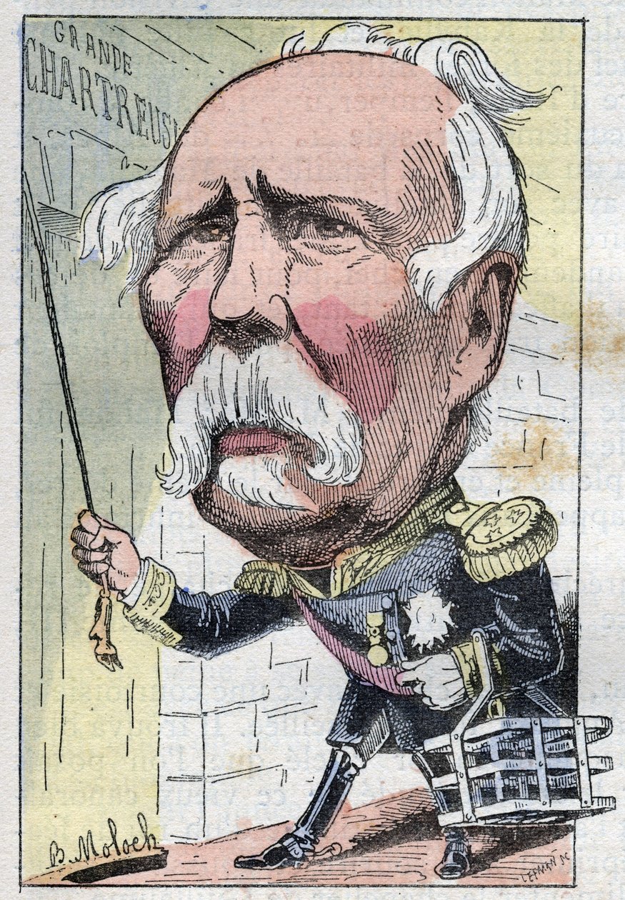 Ritratto di Patrice de Mac Mahon, Maresciallo di Francia nel 1859, Duca di Magenta (1808-1893) Presidente della Repubblica dal 1873 al 1879 da Moloch