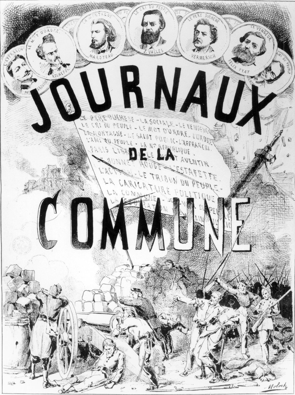Giornali della Comune a Parigi, 1870-71 da Moloch