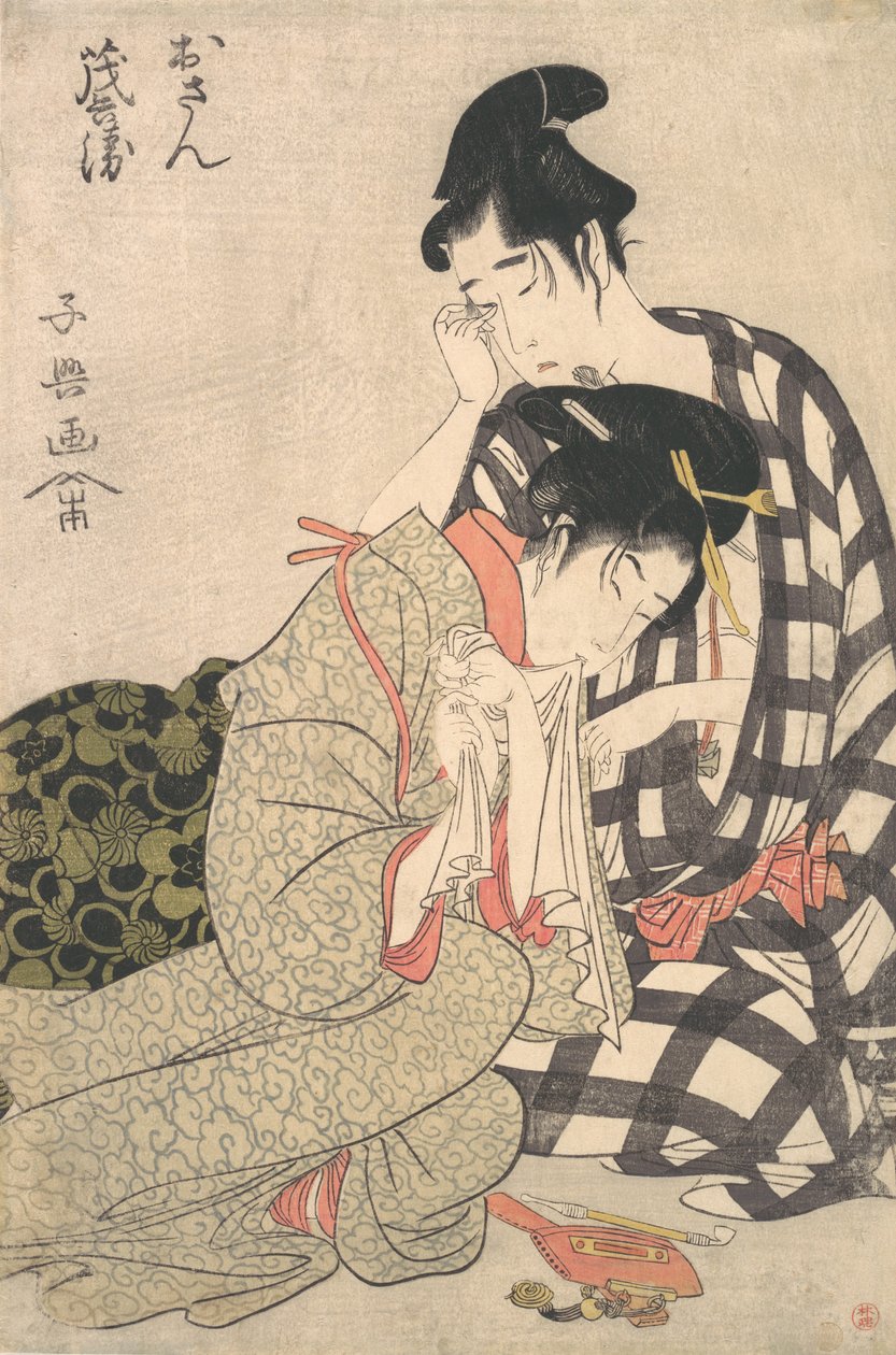 Amanti sconsolati da Momokawa Shiko