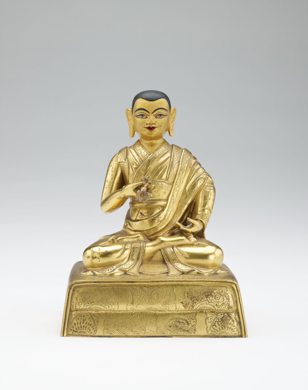 Dodicesimo Dalai Lama, Trinlay Gyatso, da un set parziale di lama e insegnanti, metà del XIX secolo da Mongolian School