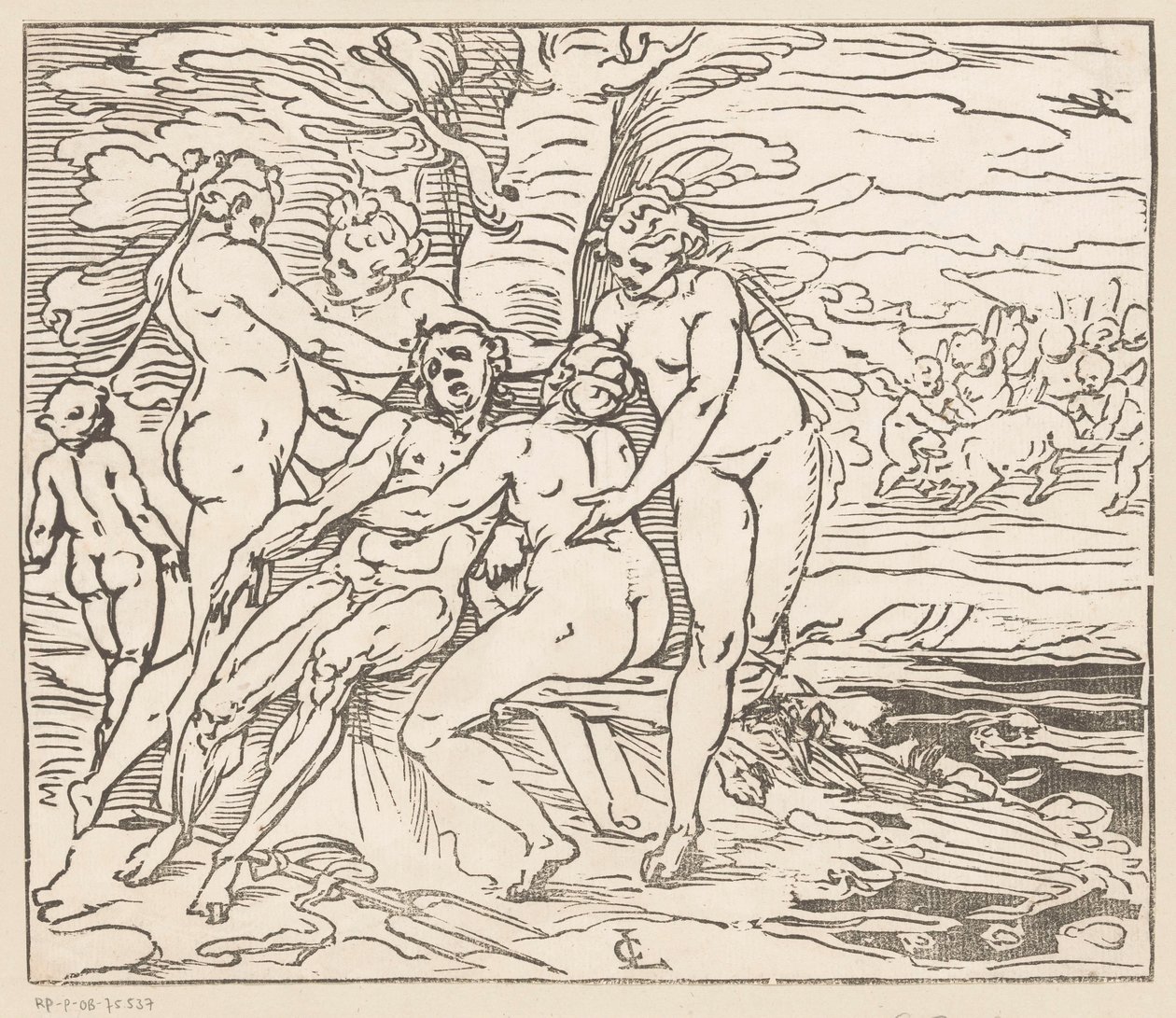 Venere piange la morte di Adone da Monogrammist GGN (attributed to)