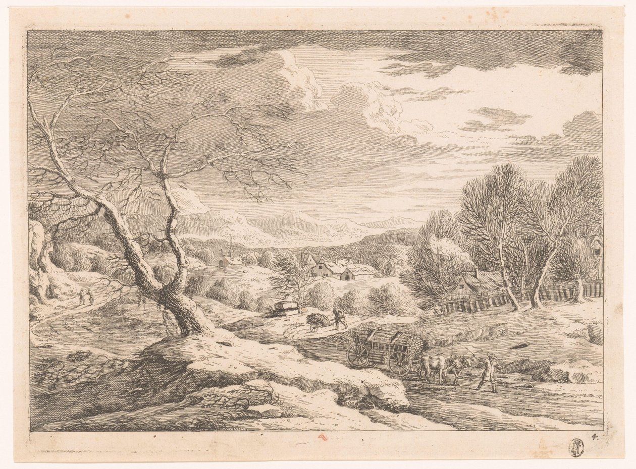 Paesaggio invernale da Monogrammist MEG