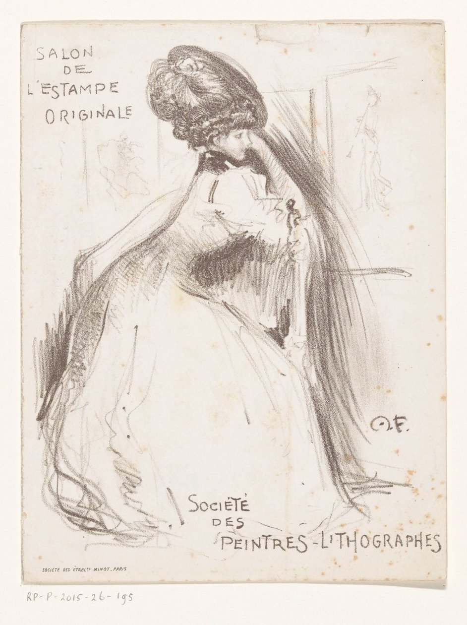 Invito a una mostra con opere di Henri Fantin Latour al Grand Palais da Monogrammist MF (Frankrijk)