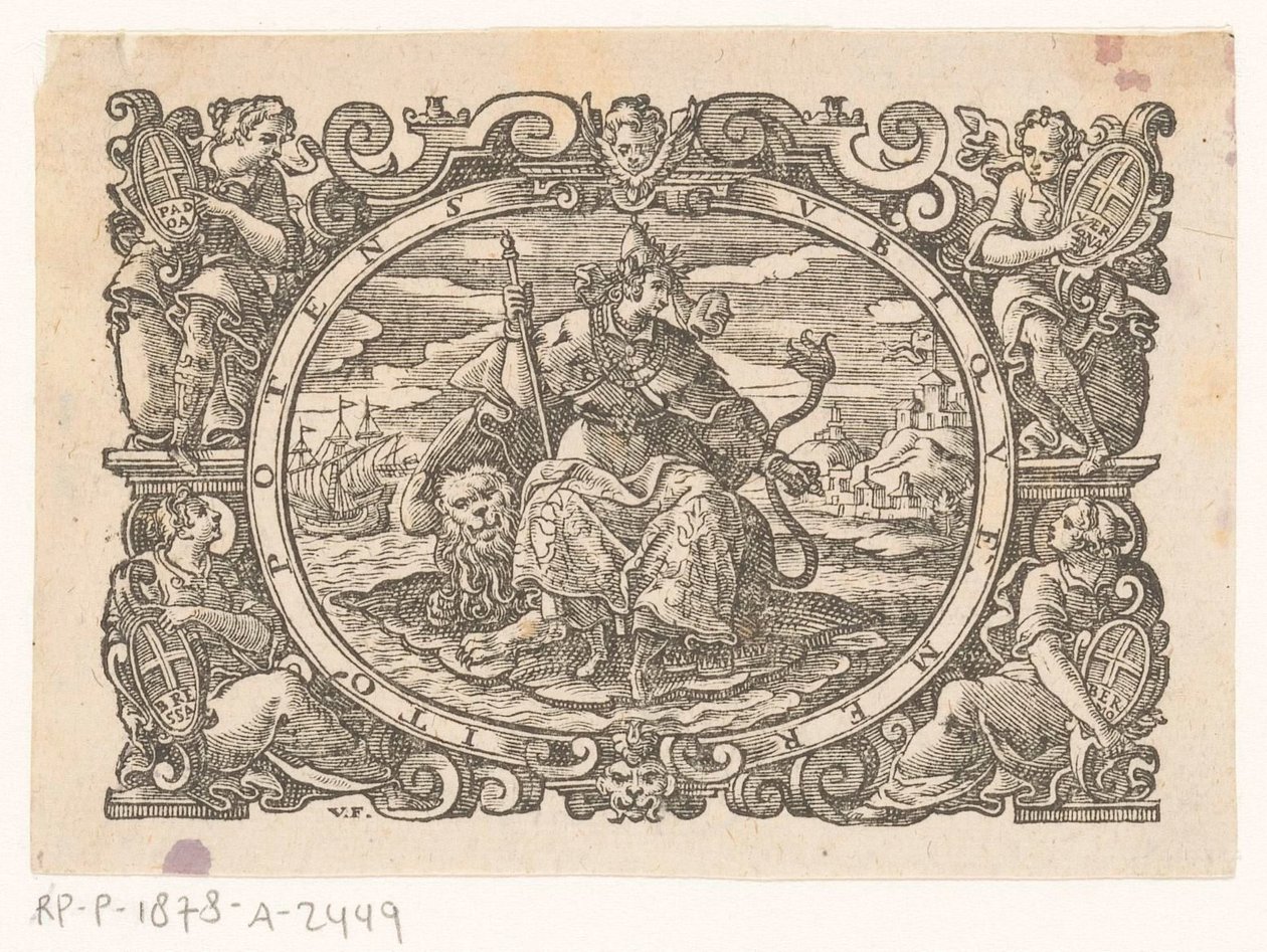 Vergine di Venezia da Monogrammist VF (graveur)