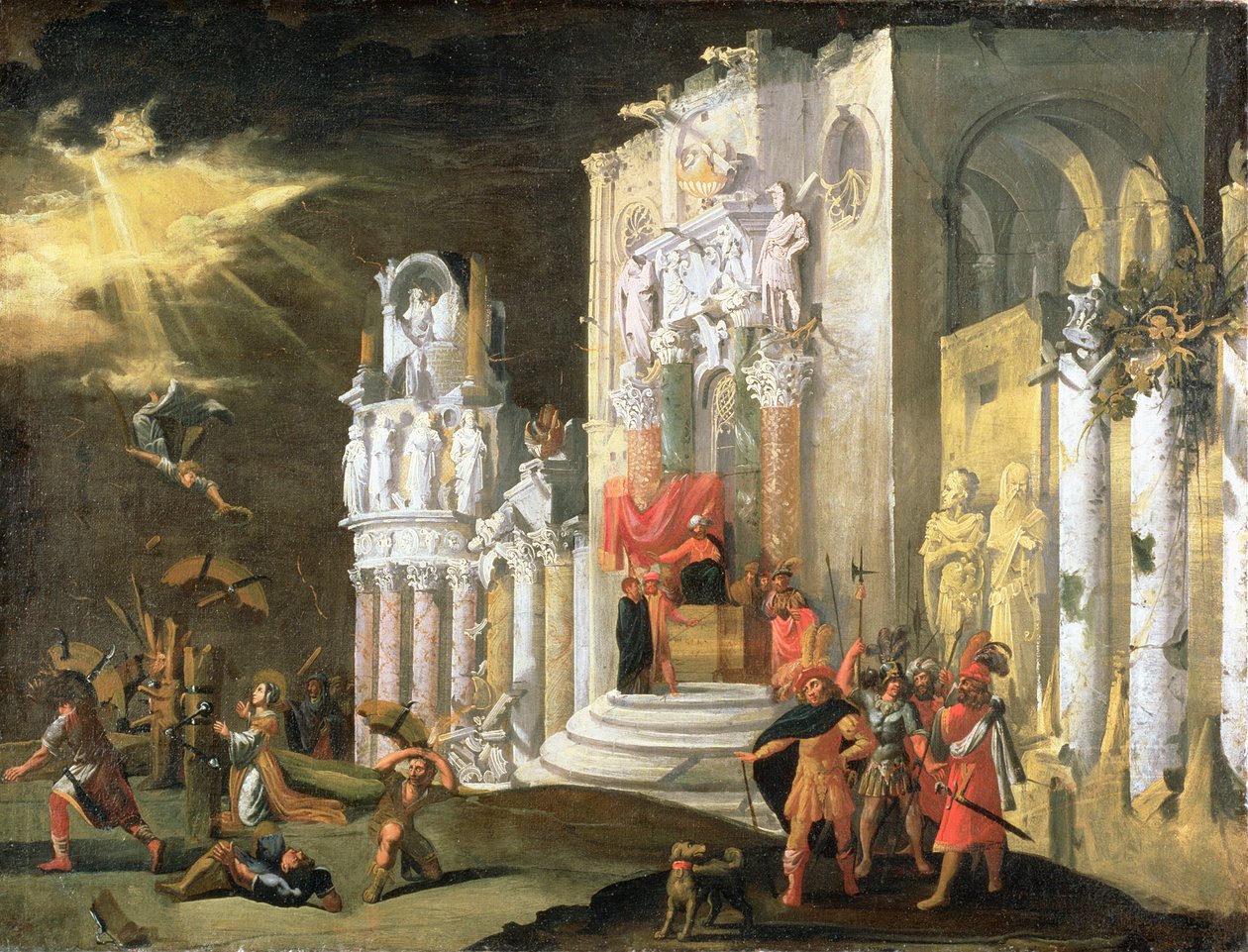 Il martirio di Santa Caterina, XVII secolo da Monsu Desiderio