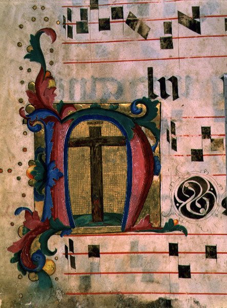 Ms 543 f.121v Iniziale Istoriata 