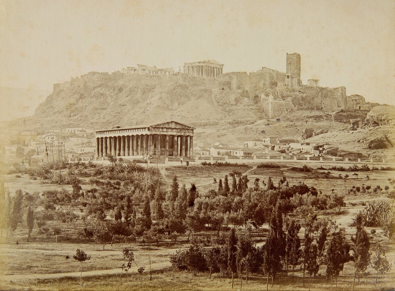 Veduta del Theseion con l