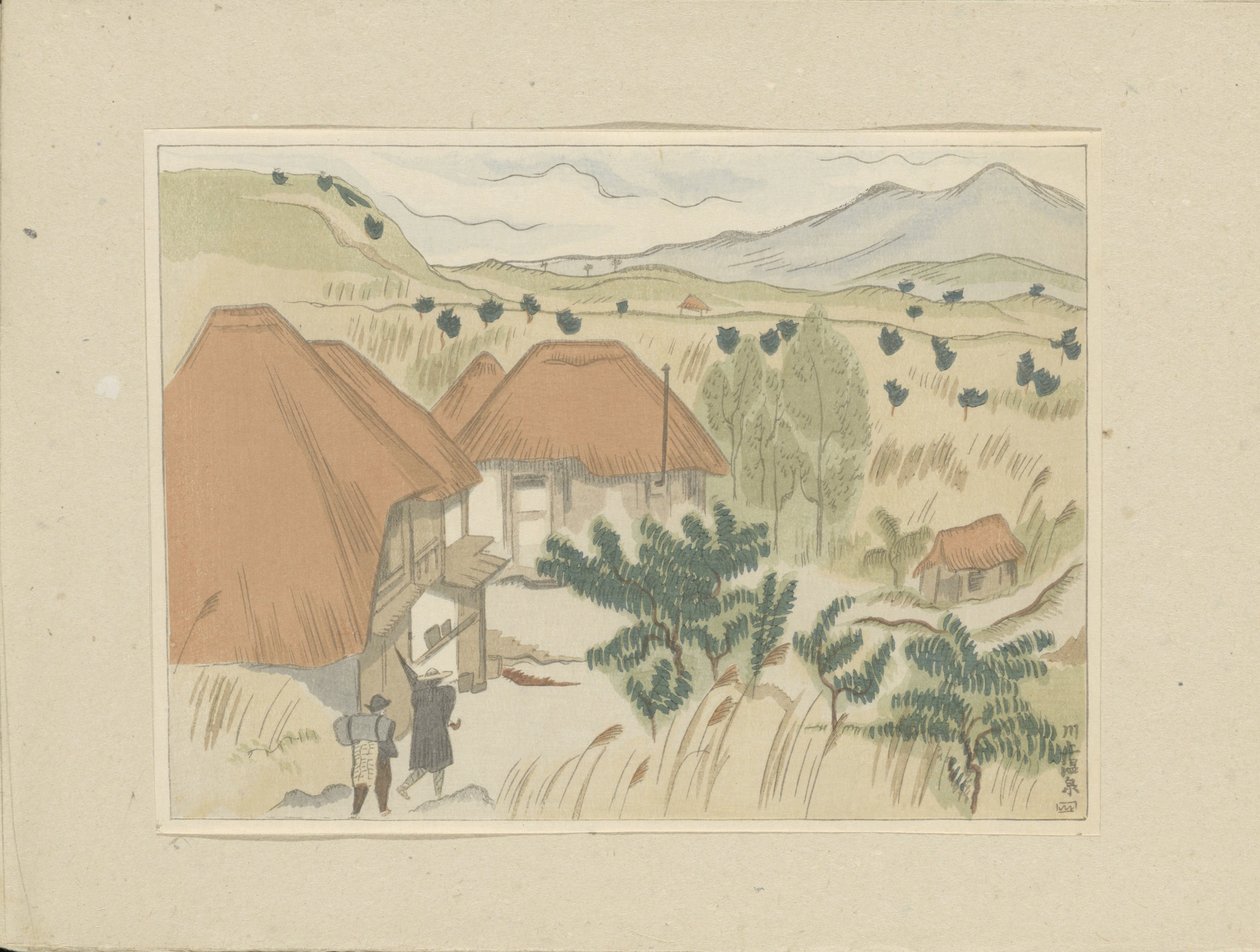 Sorgenti termali di Kawakami da Morita Tsunetomo