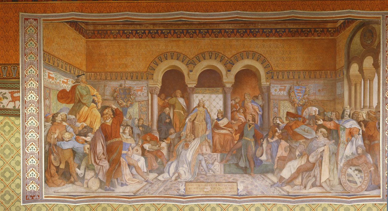 Der Saengerkrieg da Moritz Ludwig von Schwind