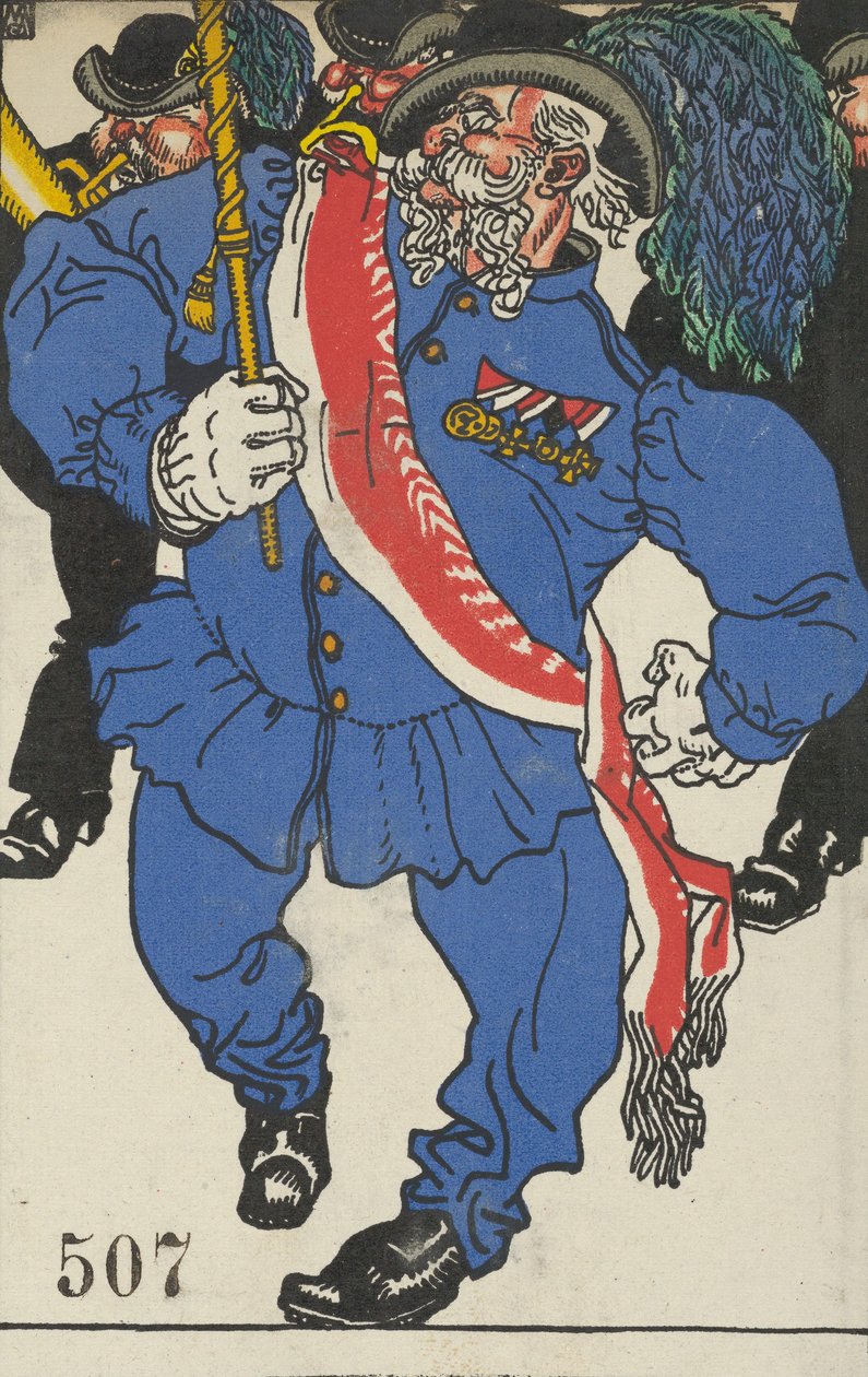 Consacrazione dei colori Fahnenweihe, 1911 da Moritz Jung