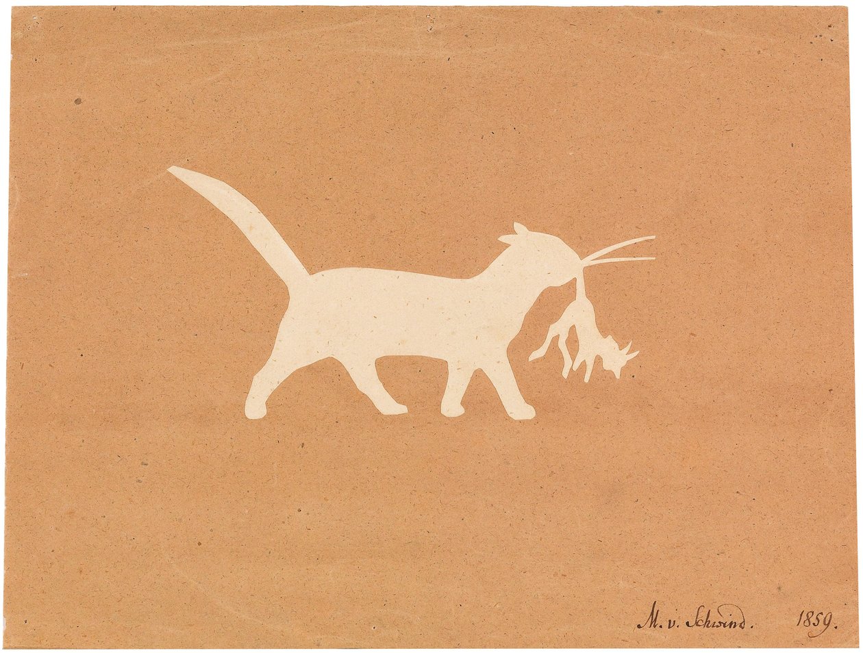 Gatto piccolo diavolo, 1859 da Moritz Ludwig von Schwind