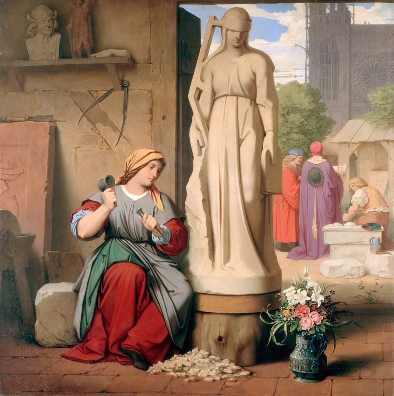 Sabina von Steinbach, 1844 da Moritz Ludwig von Schwind